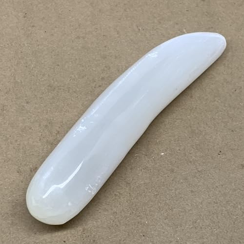 Natural Solid Selenite Crystal Wand Polished 070 lbs 7x14 B36494