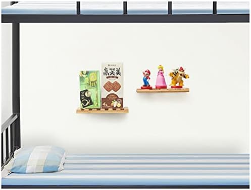 3Pcs Solid Bamboo Floating Shelves for Home Decor