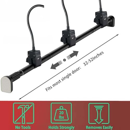 Adjustable Garland Hanger for Front Door Frame - 32 to 80 Fit