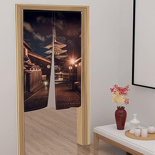 Leowefowa Japanese Noren Door Curtain 34 x 48