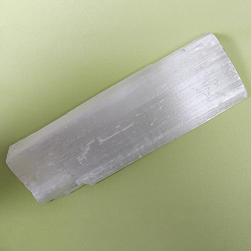 Real-Gems 249 Kg Natural White Selenite Rod Rough Crystal Loose Gemstone