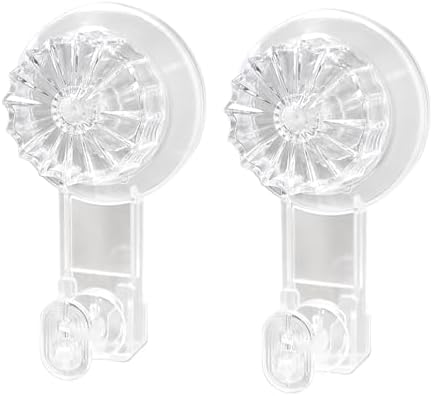 2 Pack Suction Cup Wreath Hooks 22 LB Heavy Duty Waterproof