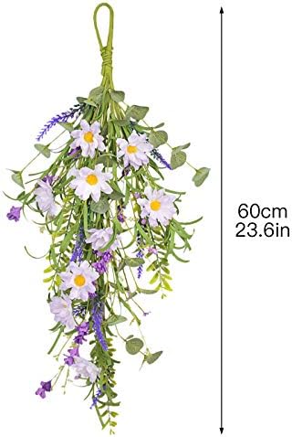 MGQ Spring Summer Teardrop Wreath Artificial Floral Swag