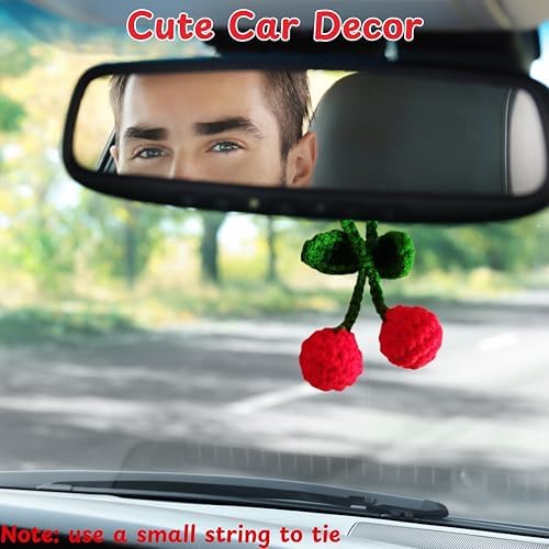Cute Cherry Rear View Mirror Accessories