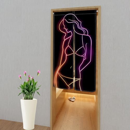 ChloropLastid Japanese Noren Door Curtain