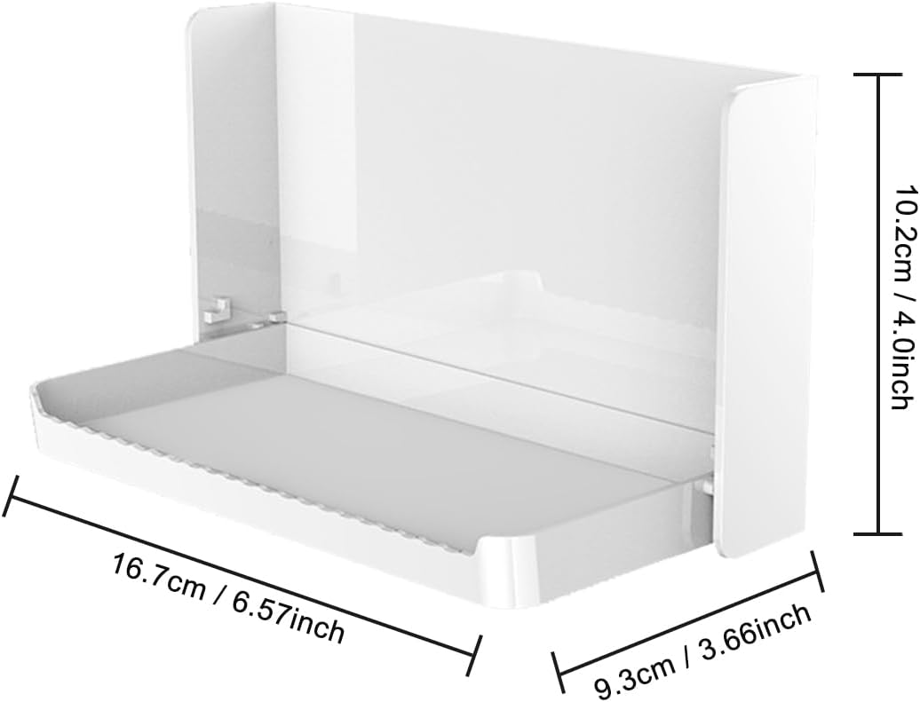 Foldable Adhesive Floating Shelf for Home Office Decor