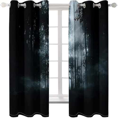Homxi 2 Panel Blackout Curtains with Eyelets