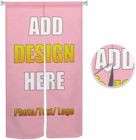 Custom Japanese Double Sided Noren Curtain for Door Divider