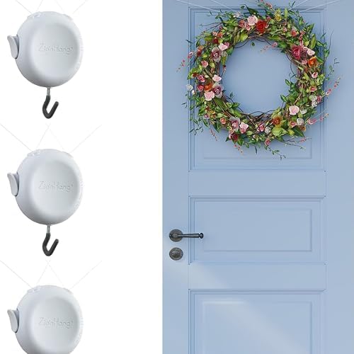Zip n Hang Xtra Wreath Hanger for Glass Doors 3 Pack