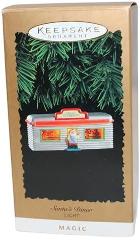 Hallmark Keepsake Ornament Santas Diner Magic Lights 1995