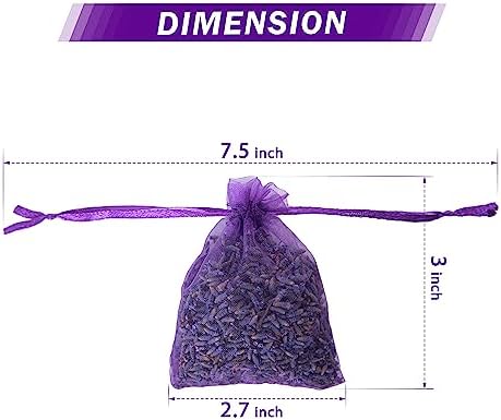 French Lavender Sachets Set of 48 Purple Fresh Fragrance