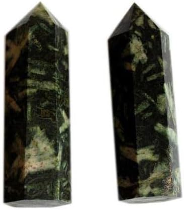 Chrysanthemum Healing Crystal Faceted Wand Pack of 2