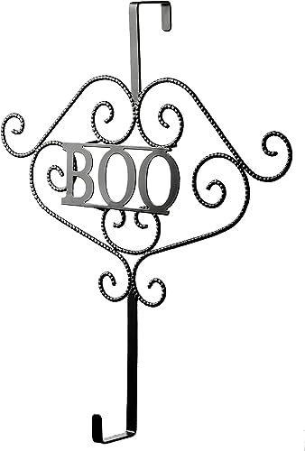 National Tree Boo Wreath Hanger Halloween 17 Inches