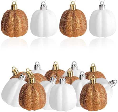 24 Pcs Fall Pumpkin Hanging Ornaments Set