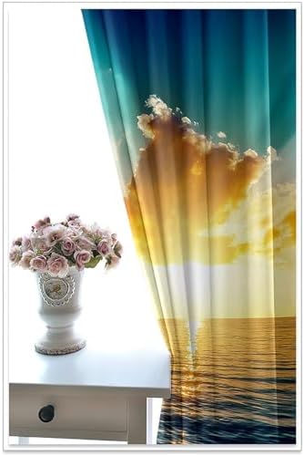 Homxi Blackout Curtains Set of 2 for Bedroom and Living Room