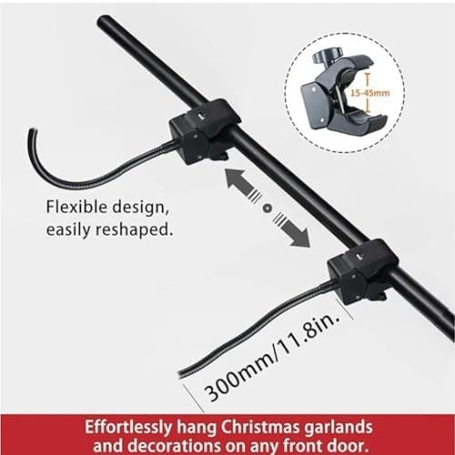 Adjustable Garland Hanger for Doors 32-80 Inches
