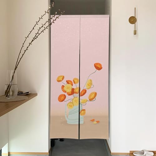 Japanese Style Door Curtain Panel 34x60 Inch