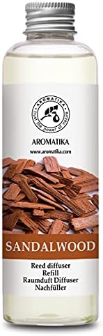 Sandalwood Reed Diffuser Refill 200ml - Natural Home Fragrance