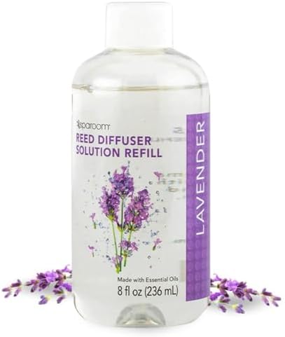 SpaRoom Reed Diffuser Oil Refill Lavender Scent 8oz