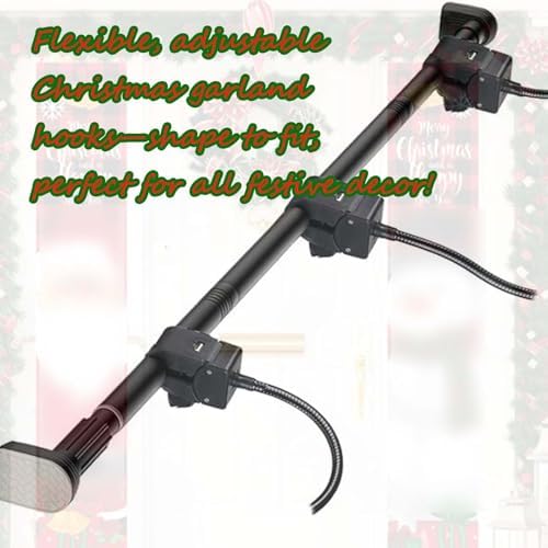 Adjustable Garland Hanger for Front Door Frame - 32 to 80 Fit