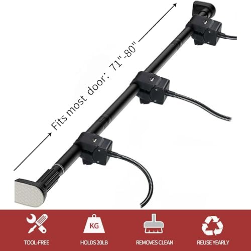 Adjustable Christmas Door Garland Hanger - Heavy Duty No Drilling