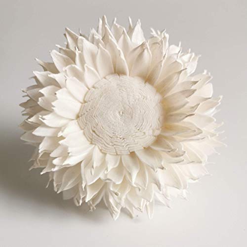 5 White Sunflower 3 Inch Reed Diffuser for Home Fragrance