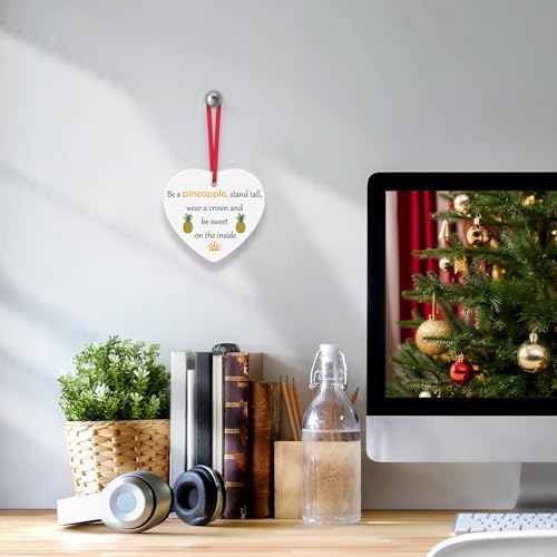 Pineapple Christmas Ornament 2025 Motivational Gift for Women Men