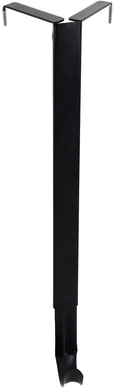 Haute Decor Adjustable Wreath Hanger Matte Black