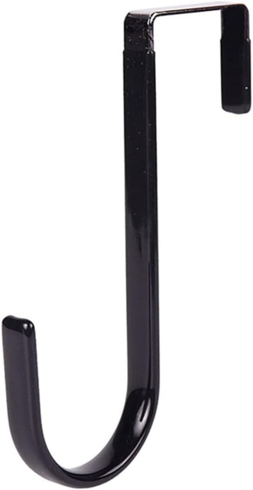 Black Wreath Hanger - 5 Inch Strong Fall Door Hook