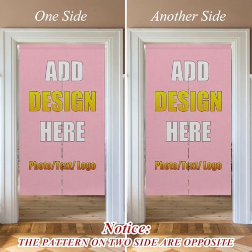 Custom Japanese Double Sided Noren Curtain for Door Divider