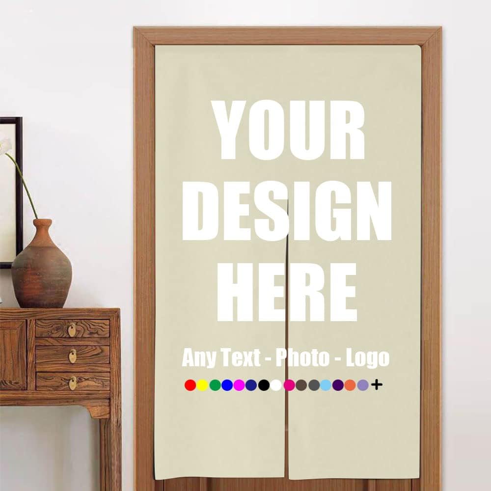 Personalized Japanese Noren Curtain Custom Made Hanging Doorway Panel Room Divider
