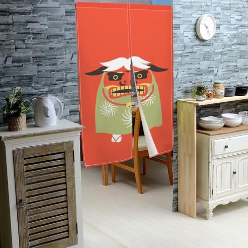 Traditional Japanese Noren Door Curtain 34x48 Inch