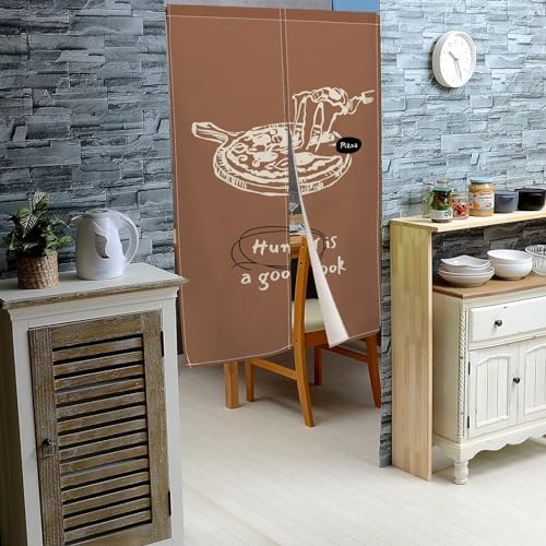 Leowefowa Noren Doorway Curtain Kitchen Privacy Panel