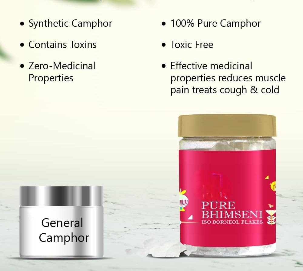 Pure Bhimseni Camphor Kapoor Jar 250g