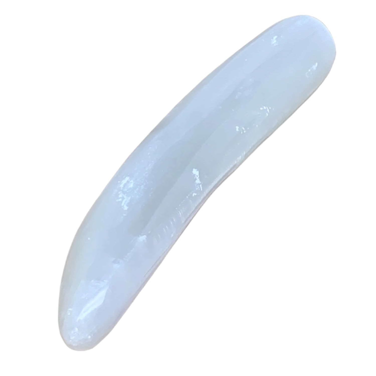 Natural Solid Selenite Crystal Wand Polished 070 lbs 7x14 B36494