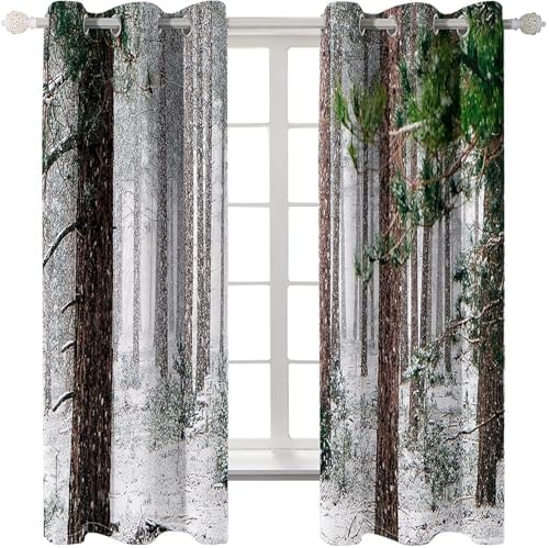Homxi 2 Panel Blackout Curtains Set