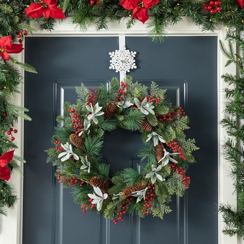 Glitzhome 14-inch Christmas Wreath Hangers