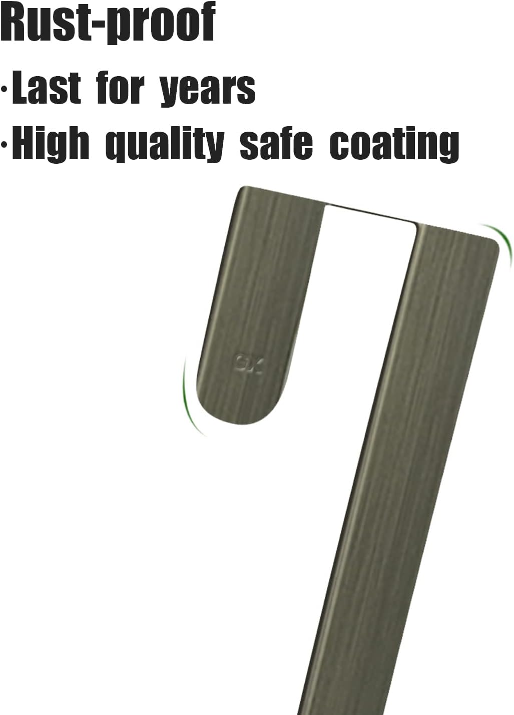 GameXcel 2 Pcs Brass Wreath Hangers for Front Door