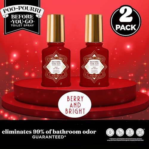Poo-Pourri Berry and Bright Toilet Spray Pack of 2