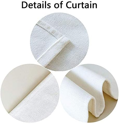 Japanese Doorway Curtain White Rabbit and Butterfly Design