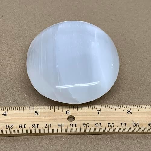 Large Untreated Selenite Crystal Palmstone Collectible
