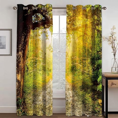 Homxi Blackout Curtains 2 Panels 84x90 Inch Eyelet