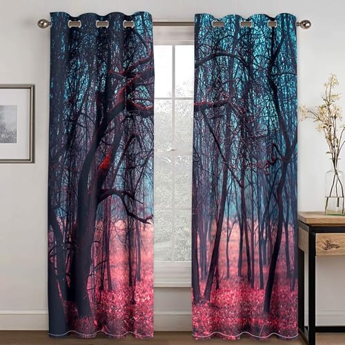 Homxi Blackout Curtains 2 Panels Set 54W x 96H Inch