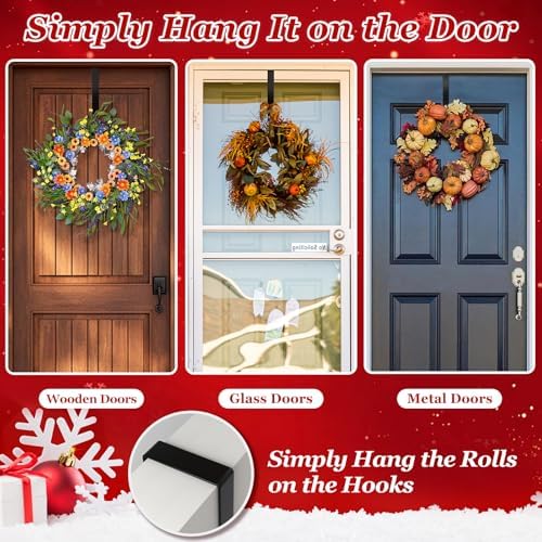 EverMerry 2 Pack 14 Inch Wreath Hangers