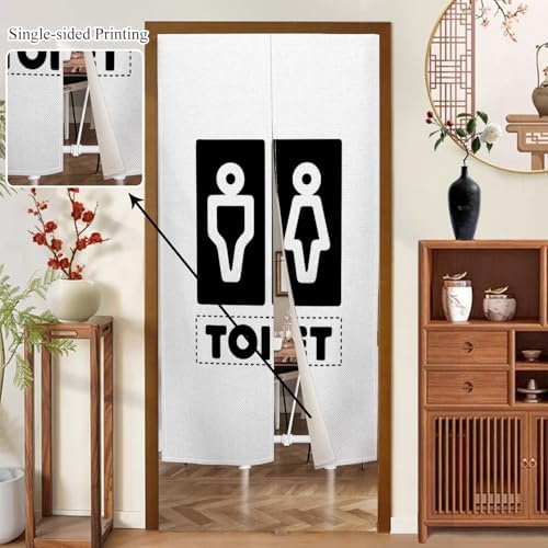 Japanese Noren Door Curtain for Privacy Partition Divider Panel