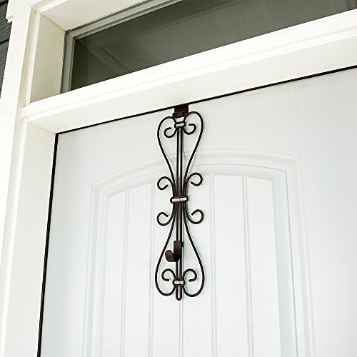 Front Door Wreath Hanger - Adjustable Hook Length