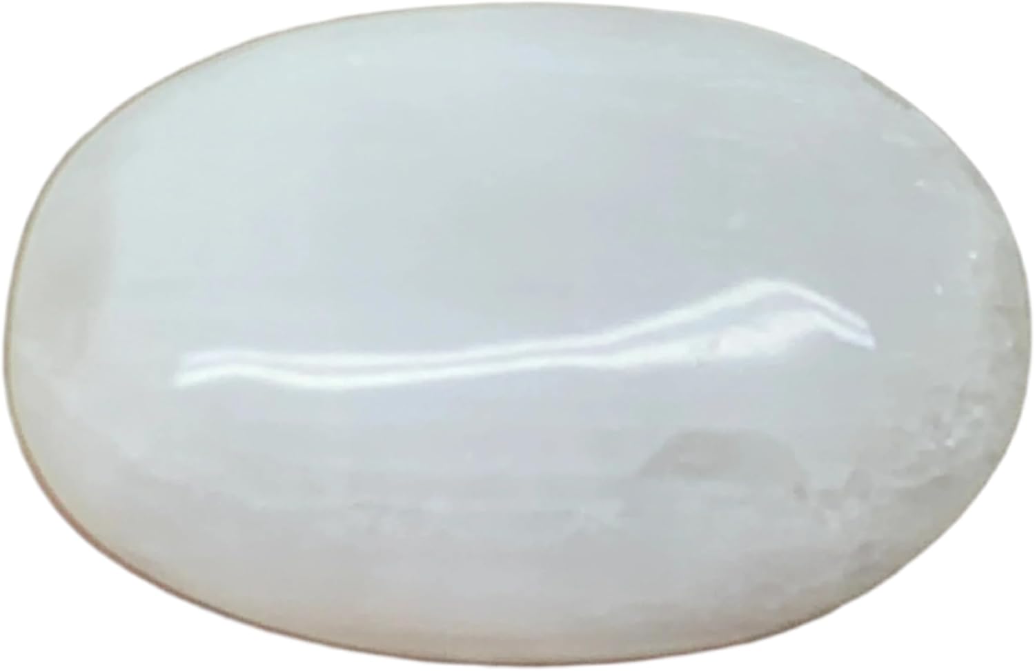 WatanGems 95g Selenite Palm-Stone Crystal Pillow Shape