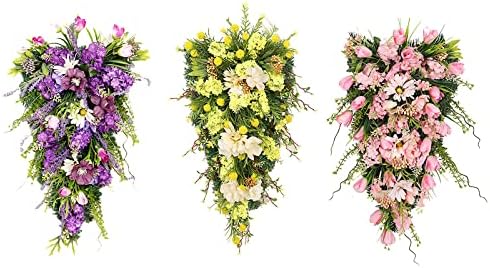 Pink Teardrop Wreath for Home Decor 157inch