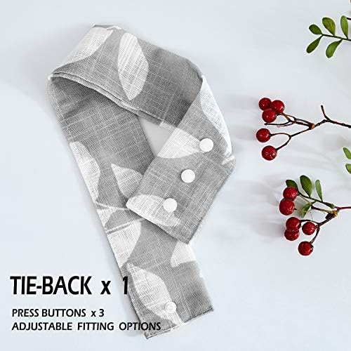 Treatmentex Leaf Print Curtain Panels for French Doors