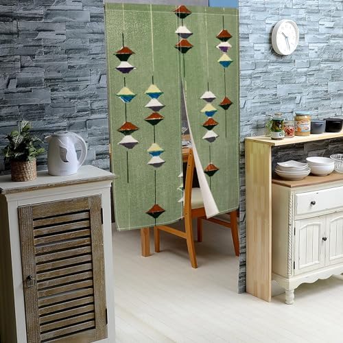 Japanese Style Door Curtain 34 x 48 Polyester Panel
